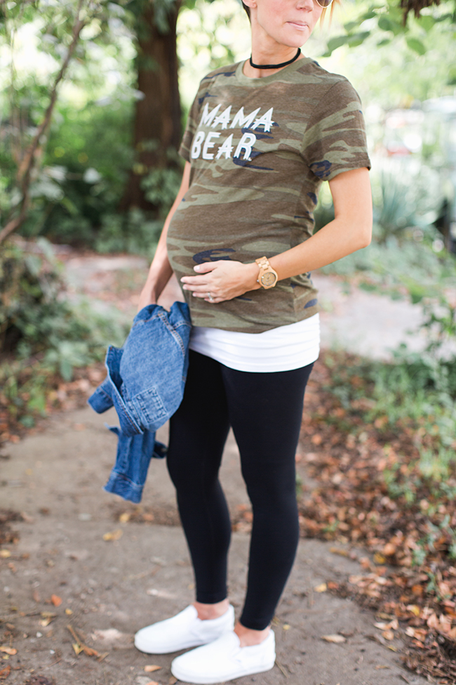 Comfy Camo - Maternity Style - ONE little MOMMA