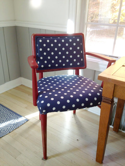 The Impatient Gardener -- How to reupholster a chair