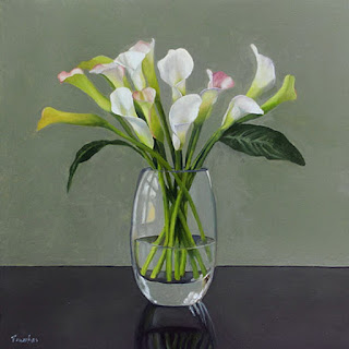 cuadros-decorativos-con-flores-blancas-y-jarras-de-vidrio pinturas-de-flores