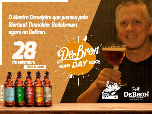 DeBron Bier promove noite cervejeira, no Beerdock