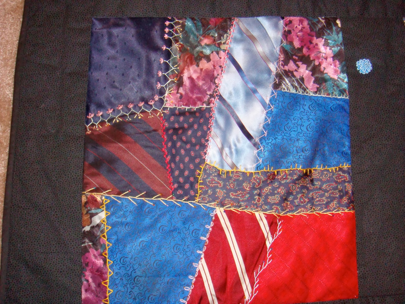 Hand Made Karma Laura's Crazy Quilt