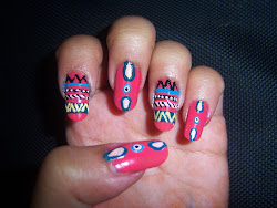 aztec nail print patel saipriya