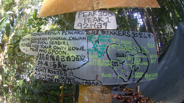 Hiking on Peak 300, Teluk Batik