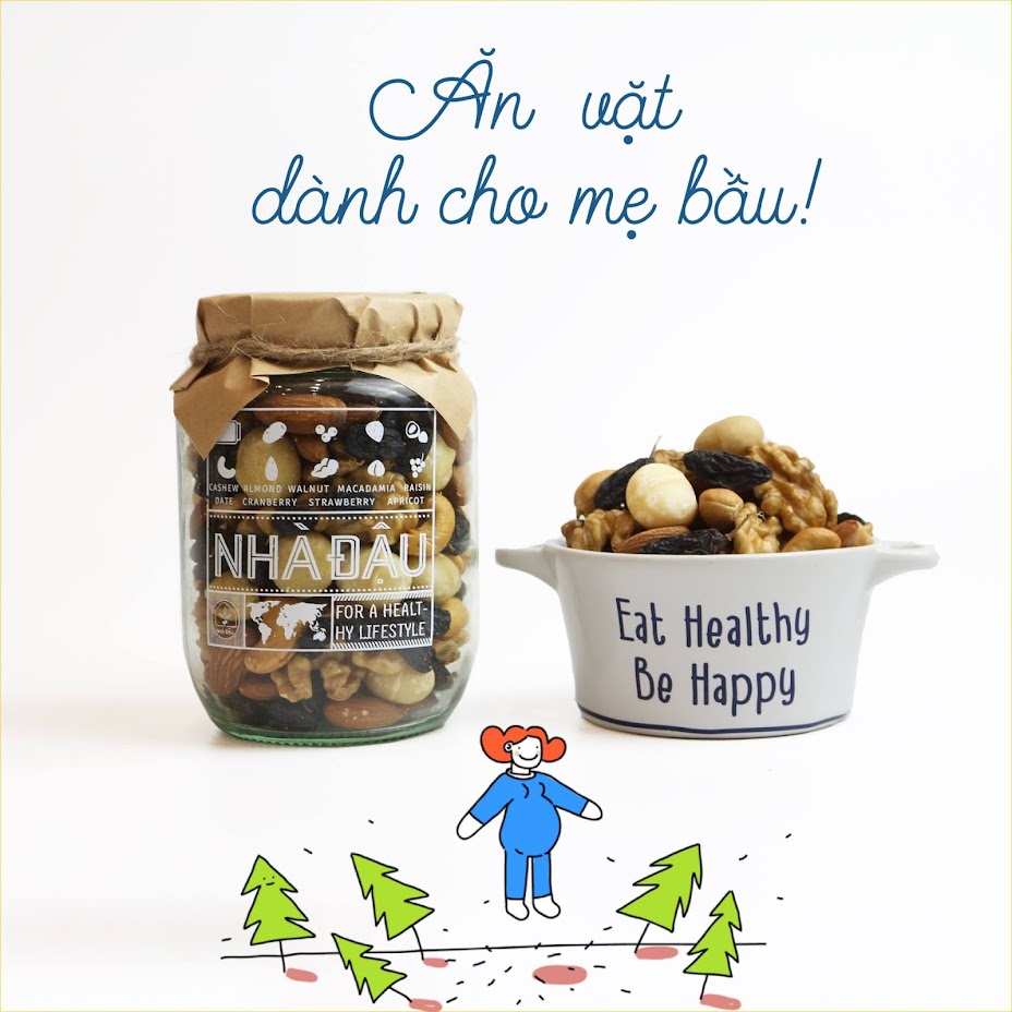 [A36] Bỏ túi ngay Combo ăn vặt giàu dinh dưỡng cho Mẹ Bầu