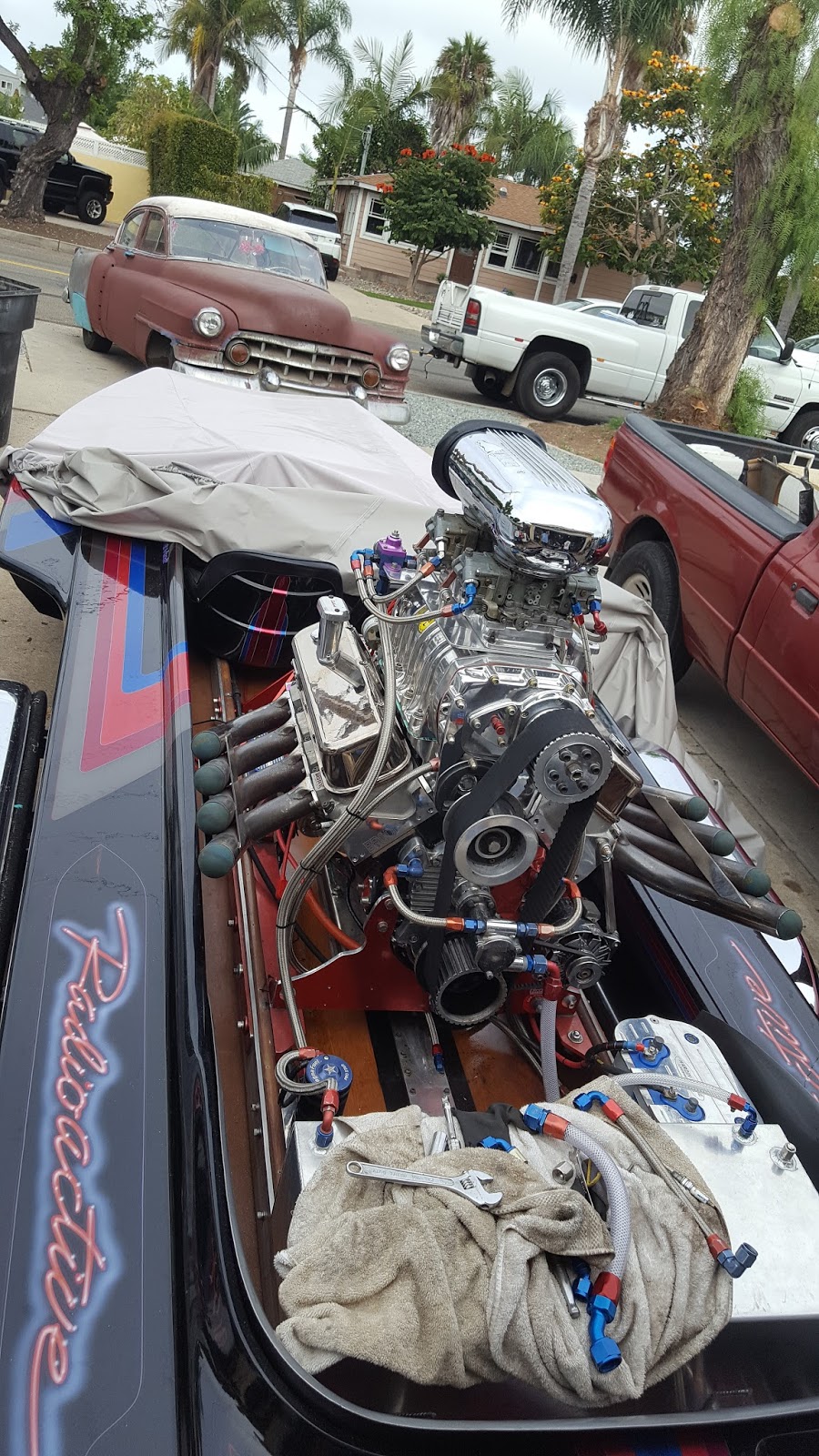 POPPA WHEELIE Pickle Fork Drag Boat