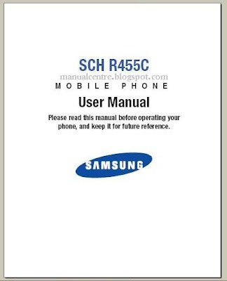 Samsung R455C manual Samsung R455C manual