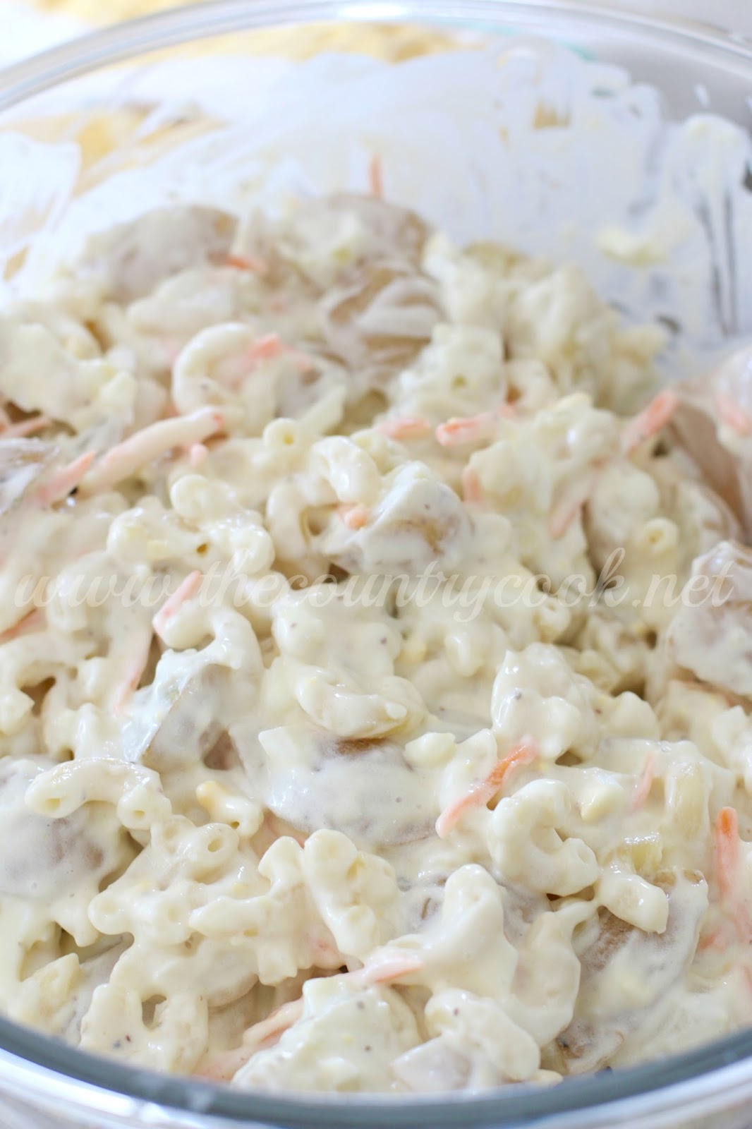 HawaiianStyle Potato Macaroni Salad The Country Cook
