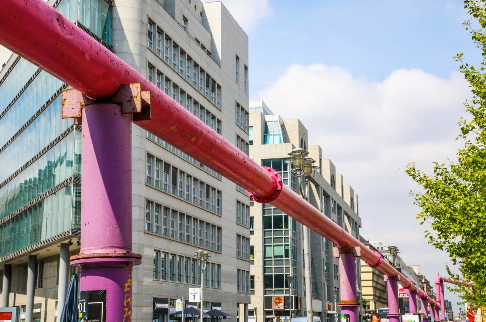 berlinpraguevienna art tour The Coloured Pipes of Berlin