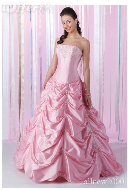 Beautiful New Wedding Gown Pink Colour - Wedding Dress Obsessed