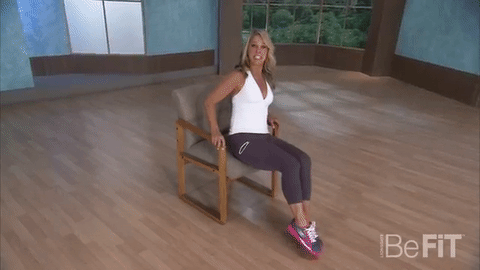 chair exercises to burn belly fat