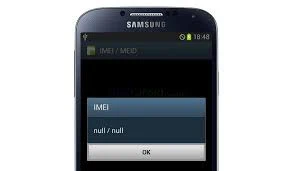 مشكلة IMEI Null لجهاز I9300
