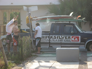young men and truck