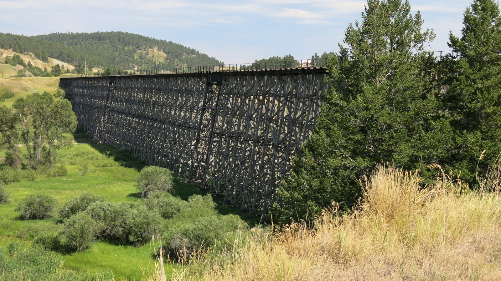 Geared Steam Spring Creek TrestleLewistown MT