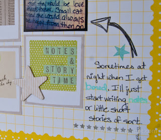 rukristin papercrafts: Layout: Notes & Story Time