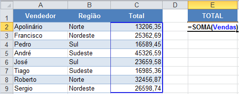 somar-vendas-intervalo-nomeado-excel