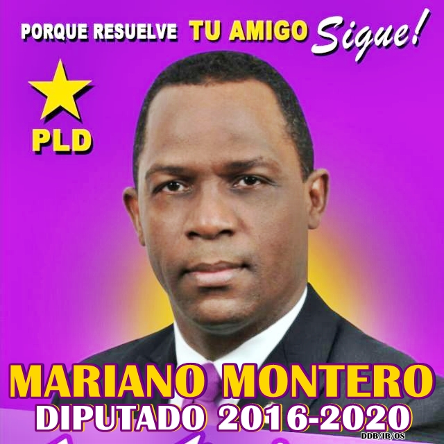 MARIANO MONTERO, DIPUTADO PLD BARAHONA 2016-2020
