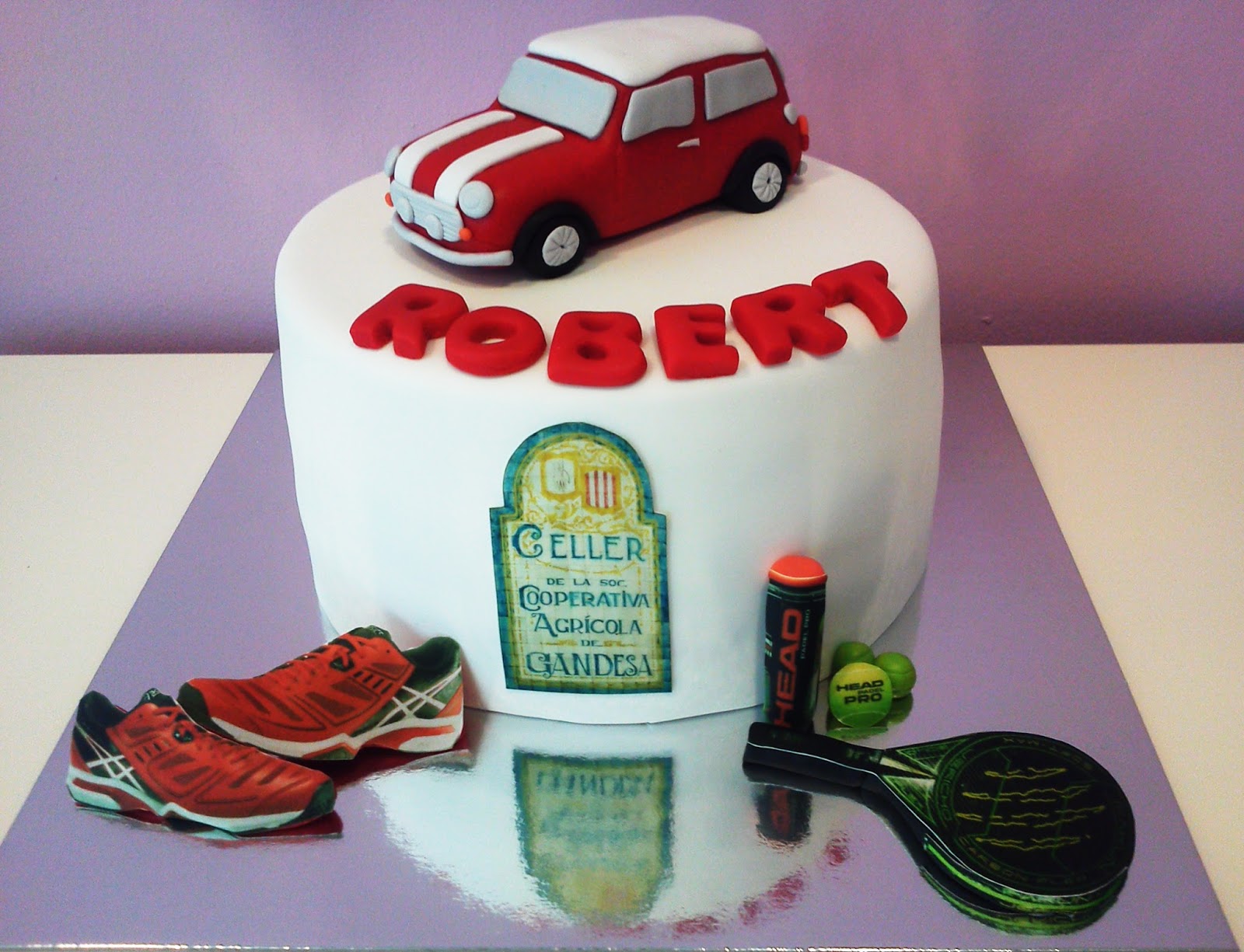 Los dulces de Kanarita Pastel Mini Cooper I