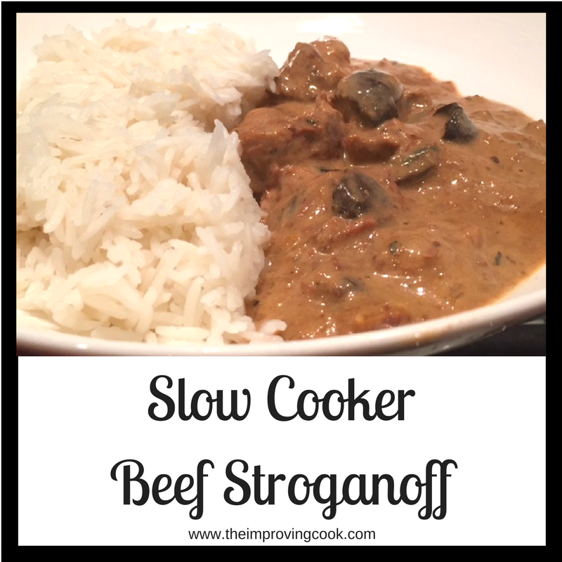 Slow Cooker Beef Stroganoff