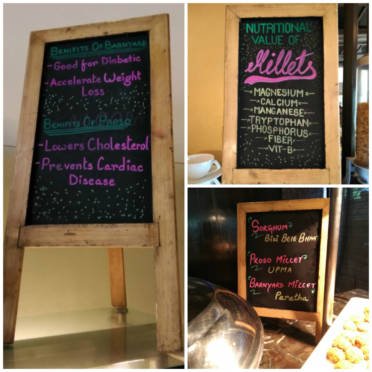 Bangalore restaurants Food and Travel A Millet Breakfast at Taj