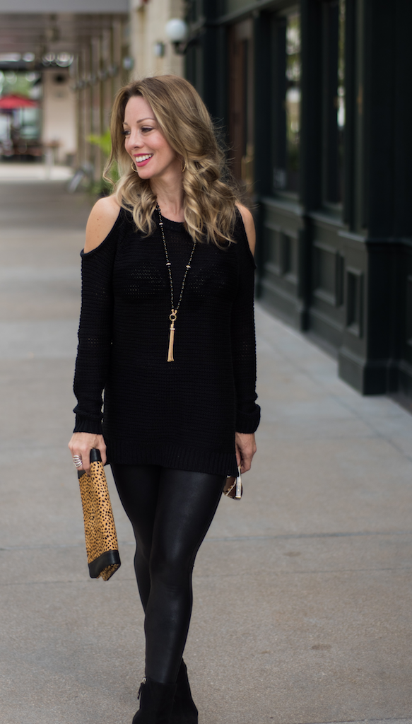 Faux Leather Spanx Leggings – Honey We're Home