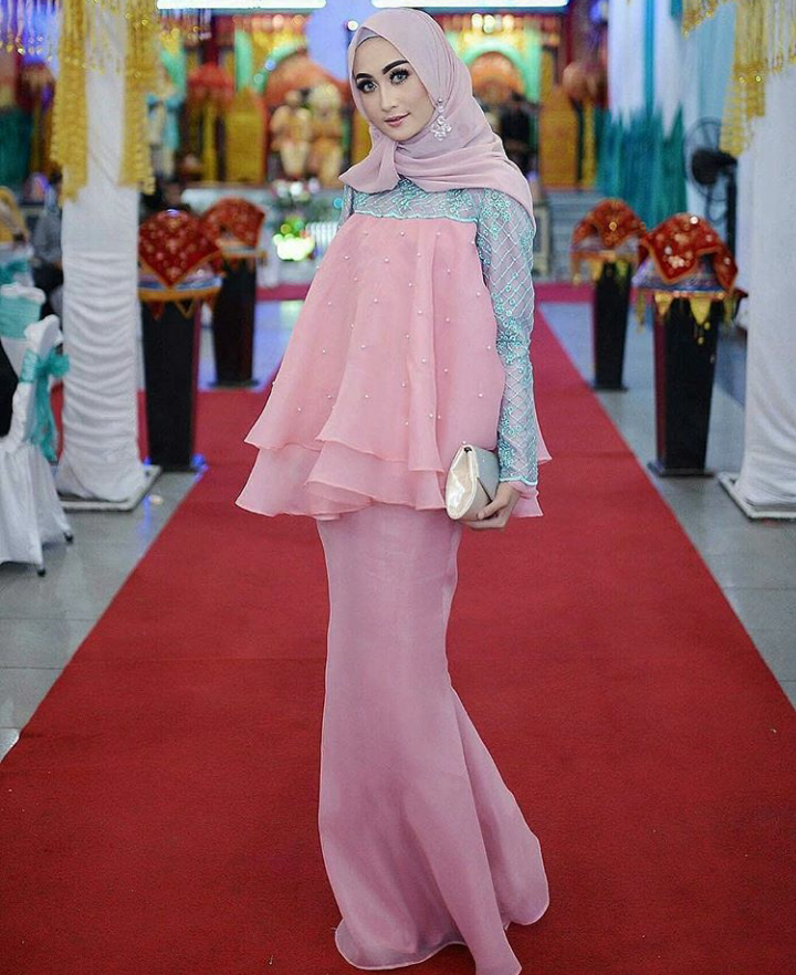 Hijab Outfit Of The Day 10 Model Baju Brokat Terbaru
