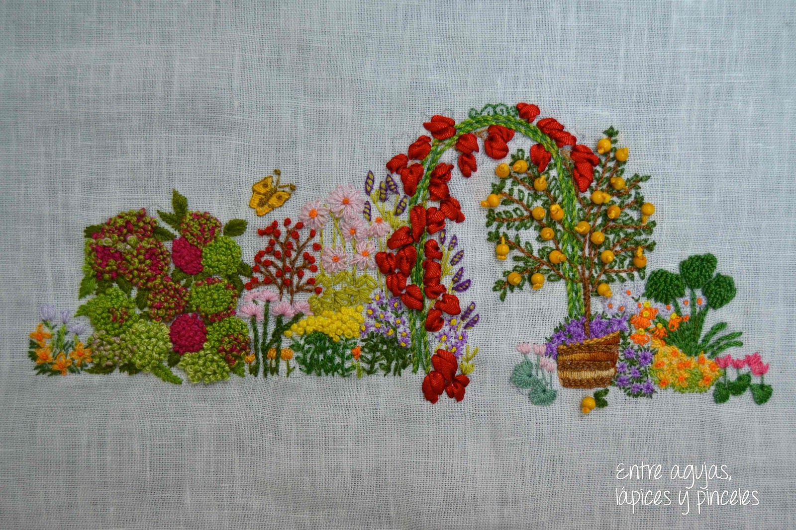 Bordados en punto rococo - Imagui