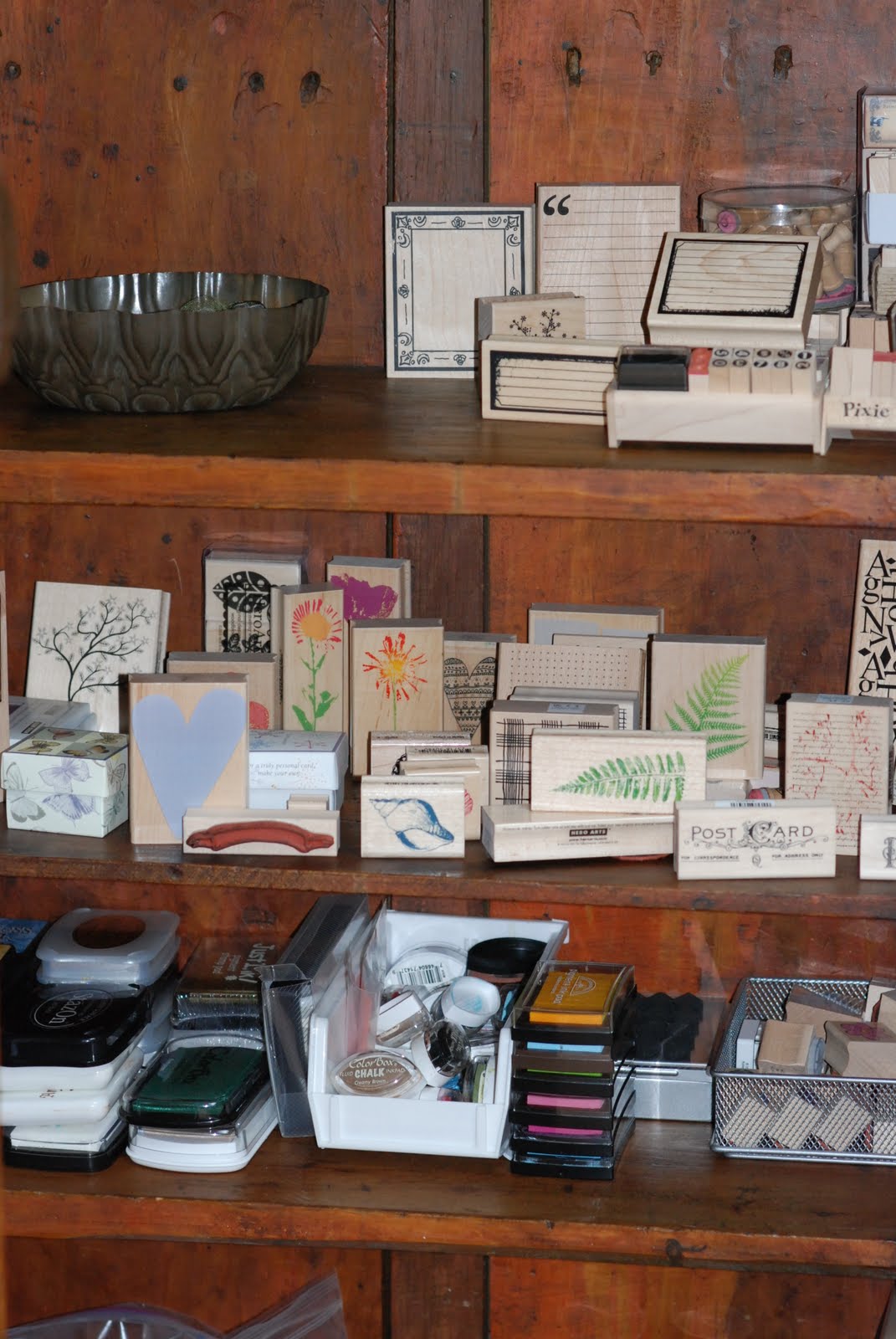 jbs inspiration Vintage Storage Ideas for Stamping Supplies