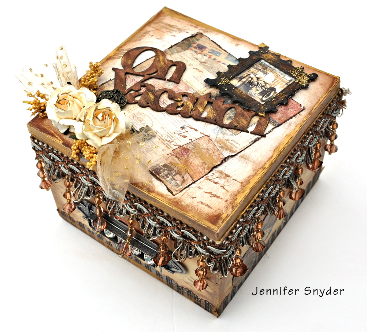 Scrap Escape Souvenir Box FabScraps Romantic Travel Collection