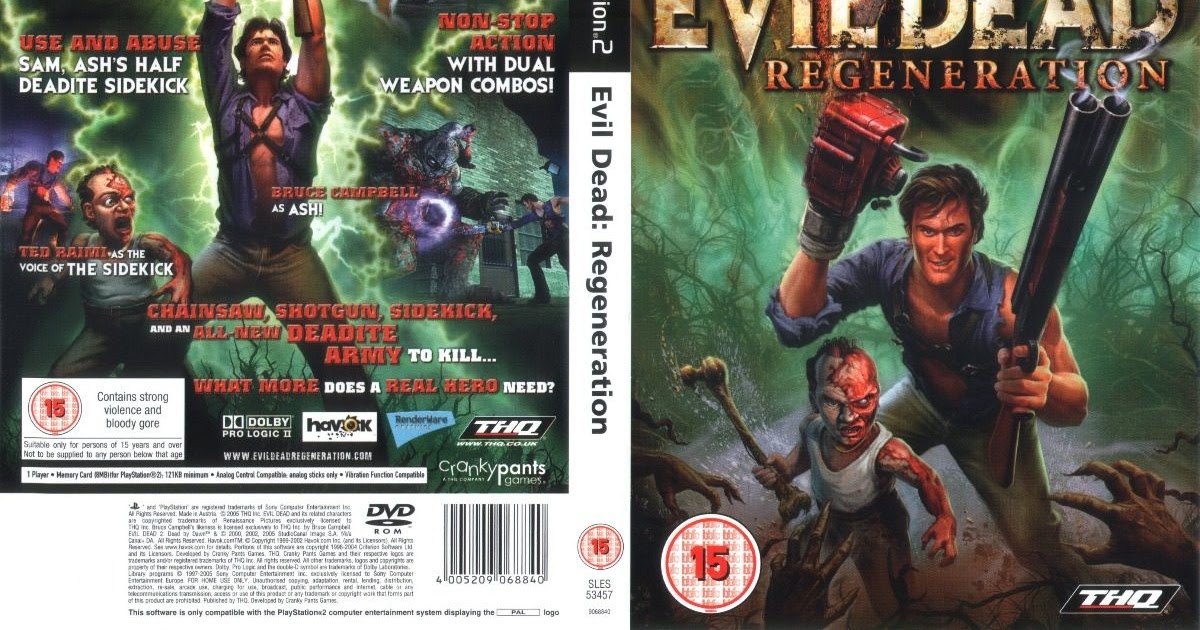 A GAMEPLAY DO SONO - Evil Dead: Regeneration - PS2 [PT-BR] 
