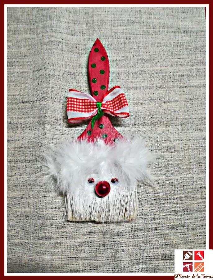 tunear una brocha papa noel
