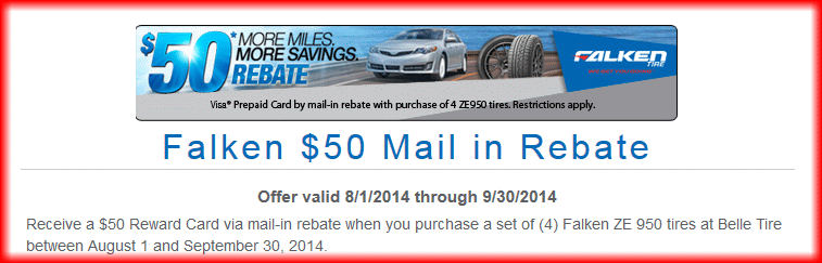 Belle Tire Coupons And Rebates June 2022