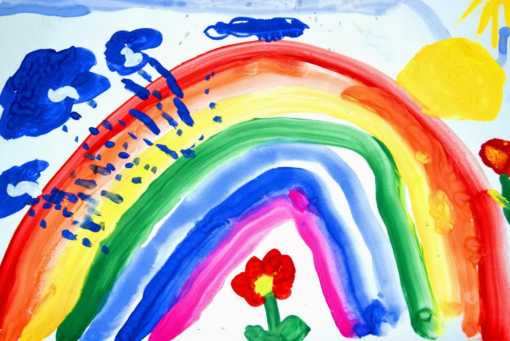 Рисунок красками для детей 5. Рисование Радуга. Рисунки красками. Радуга рисунок. Рисование для дошкольников.