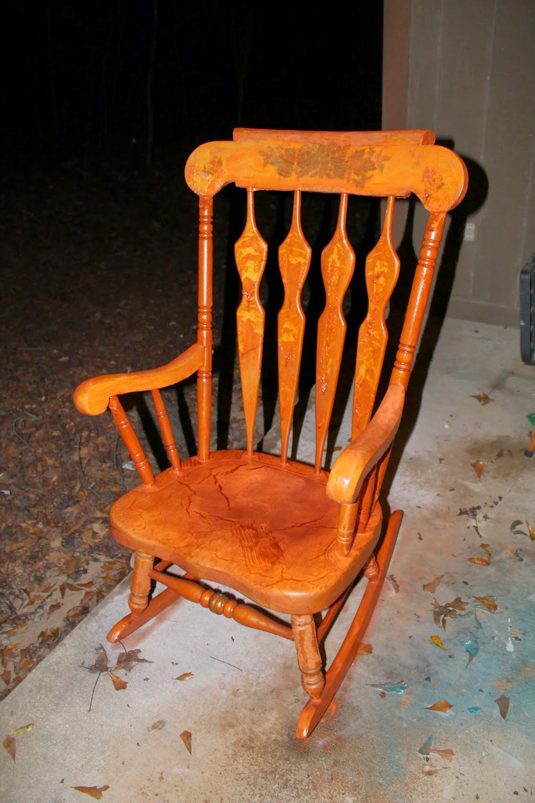 Down by the Bays Staining a Rocking Chair