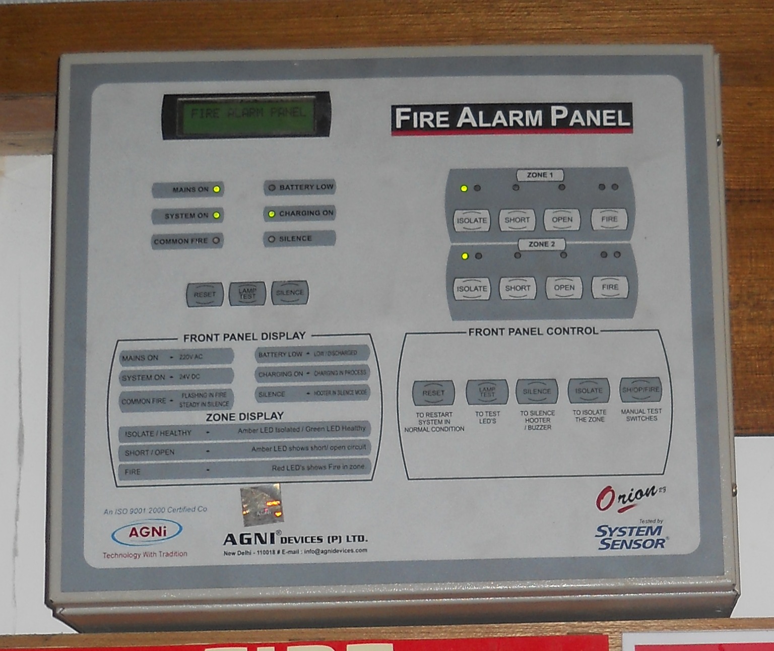 Fire Alarm Control Panel Testing