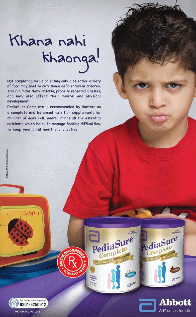 Advertising in Pakistan: Abbott | PediaSure