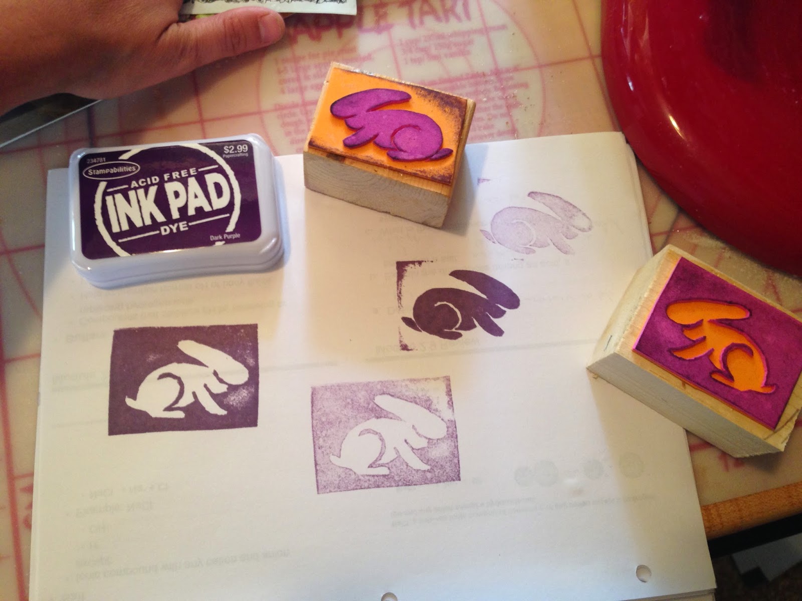 Harmless Archer Knits How to make your own stamp