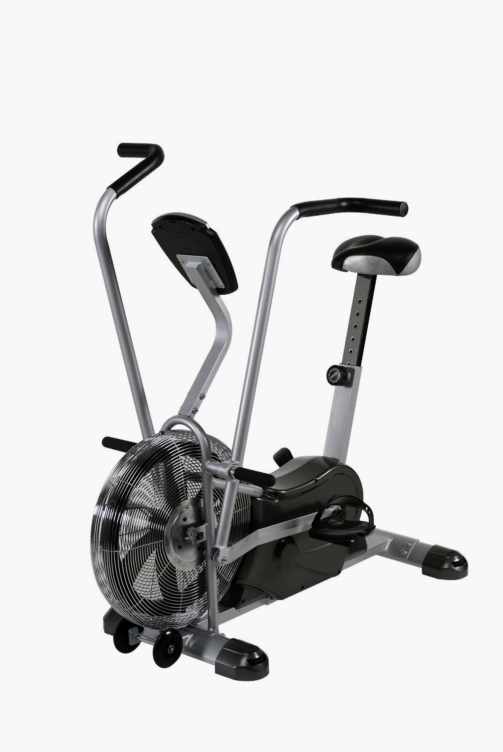 Marcy Air 1 Fan Exercise Bike, review of features, air resistance for infinite levels, work arms & legs