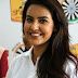 Beautiful Tamil Model Priya Anand Long Hair Smiling Face Close Up Photos