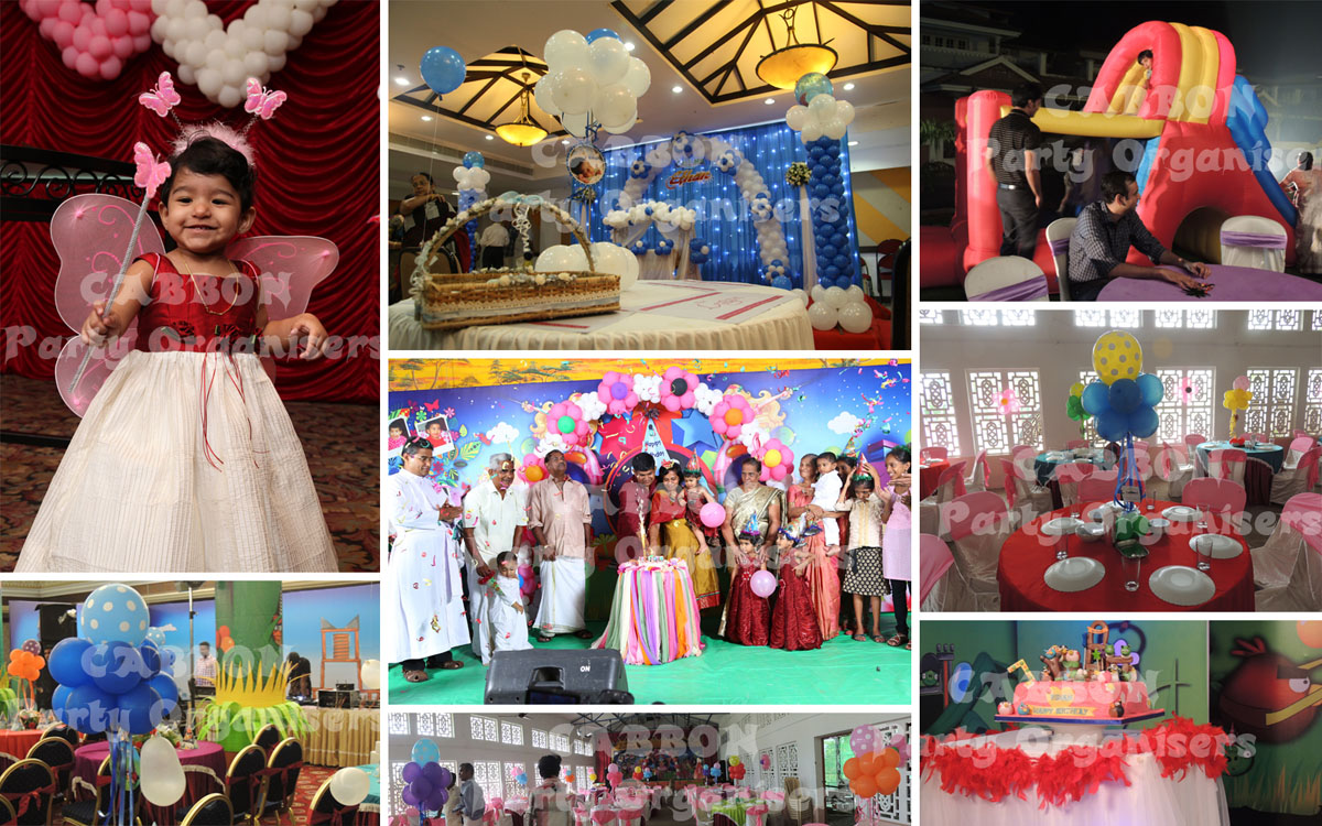 Birthday party organisers cochin/kochi, Kerala decorations teams