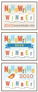 I "won" NaNoWriMo in 2010