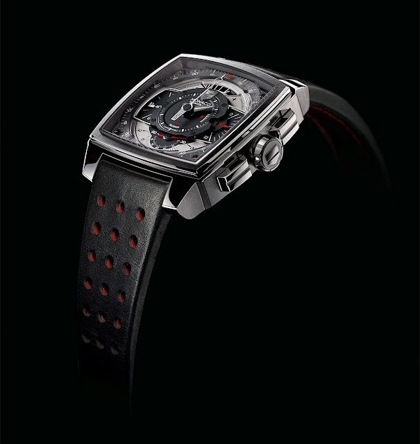Tag Heuer Monaco Mikrograph 1/100th Of a Second Chronograph side