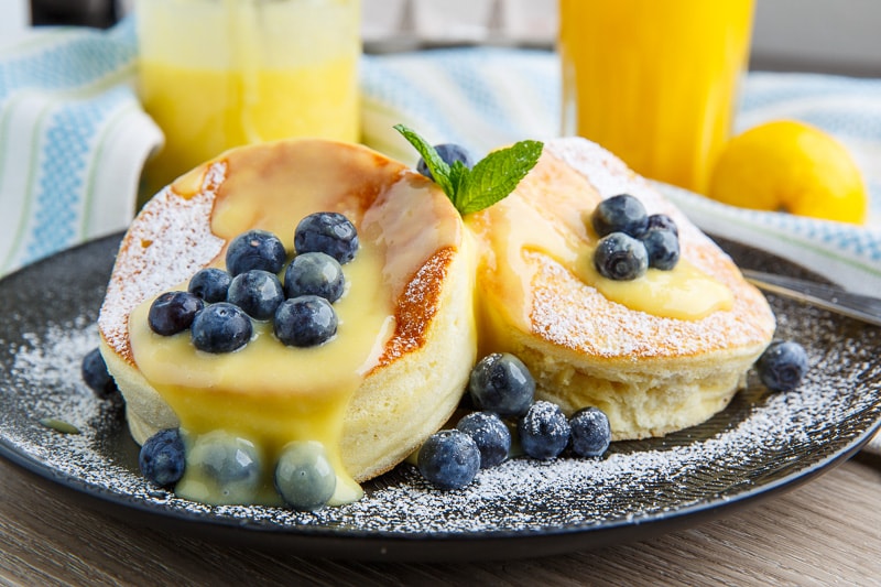 Japanese souffle pancakes