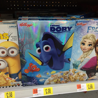 finding dory breakfast cereal