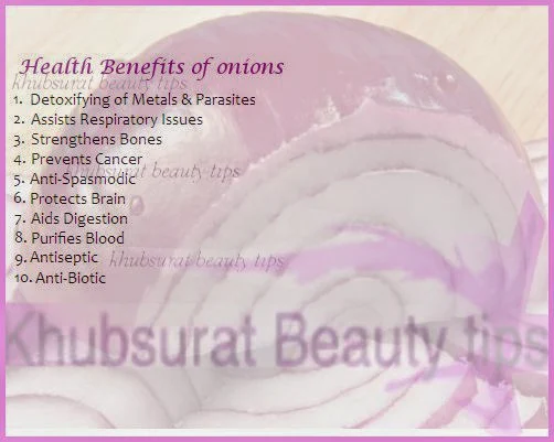 health benefits of using onions