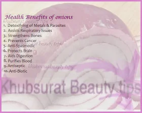 health benefits of using onions