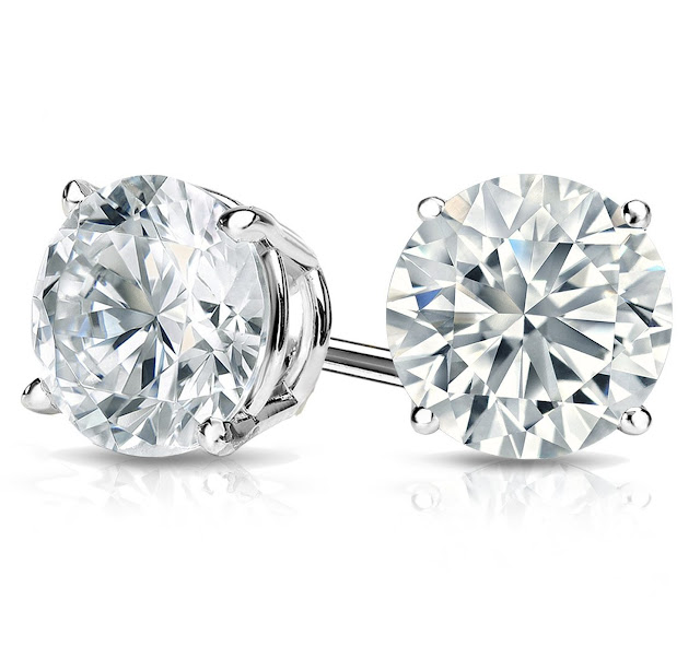 Men's Diamond Stud Earrings