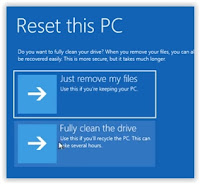 reset windows 10 PC