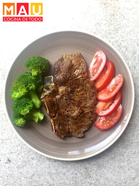 carne de res ribeye sirloin low carb de dieta en casa sarten facil rapida