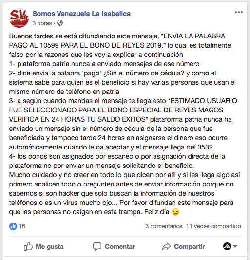Activación Bono de Reyes Magos Enero 2019 (ACTUALIZADO) Activación Bono de Reyes Magos Enero 2019 (ACTUALIZADO)