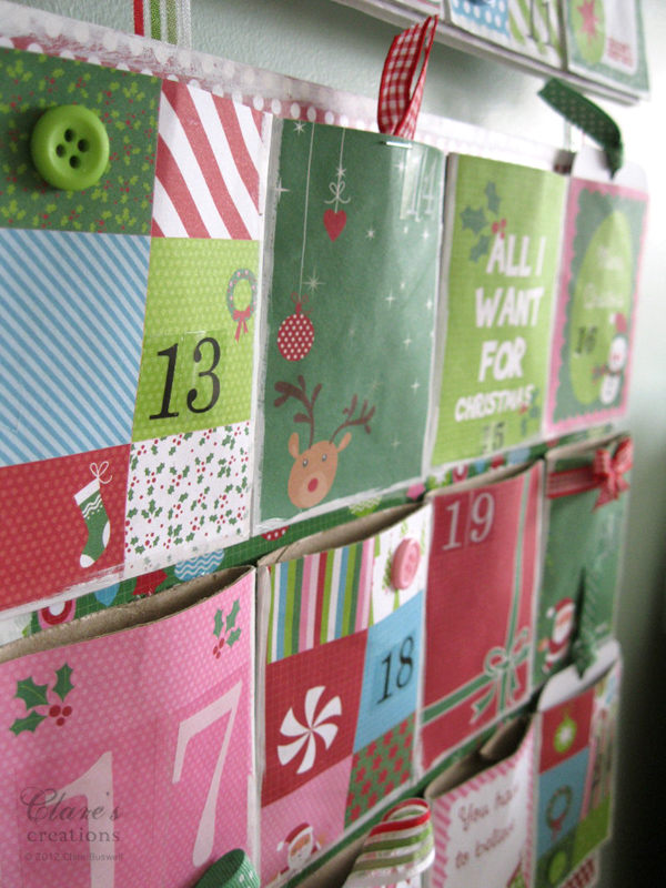 Pocket Advent Calendar Cardmaking and Papercraft